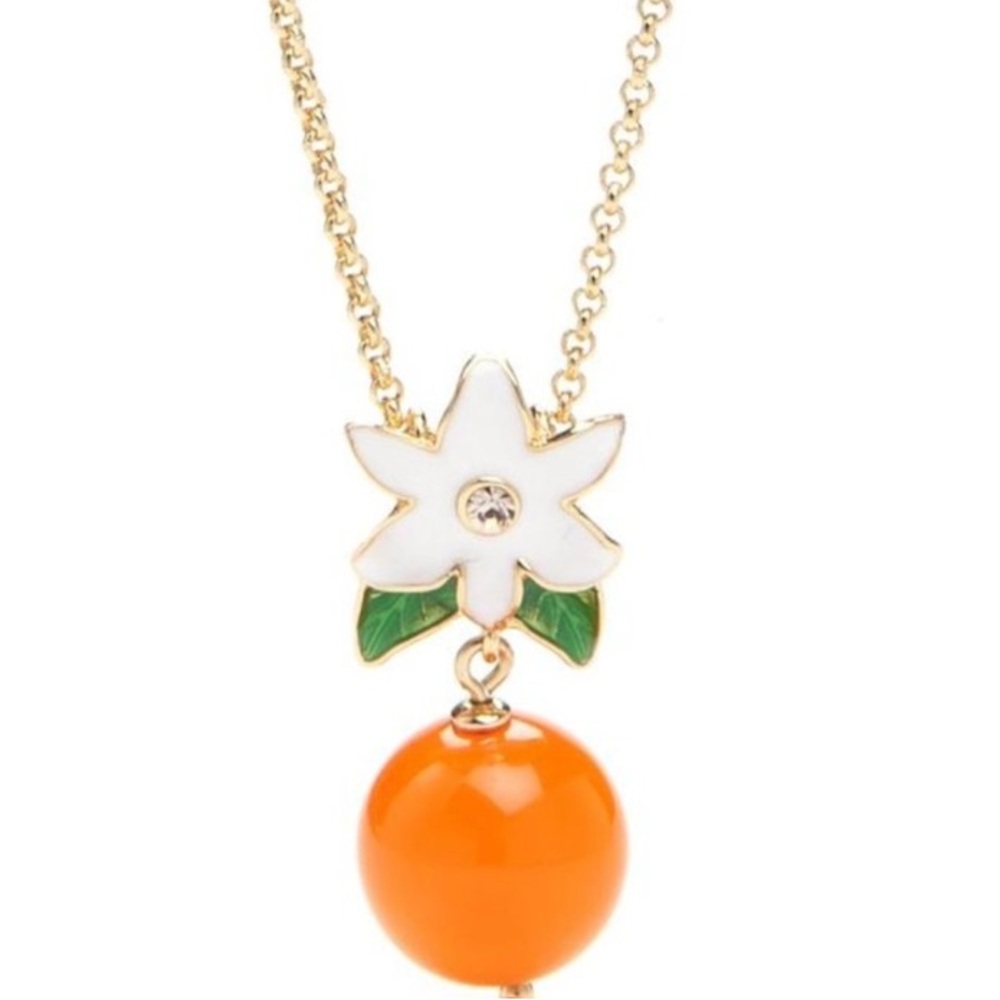 RARE Kate Spade Citrus Crush Mini Pendant Necklace
